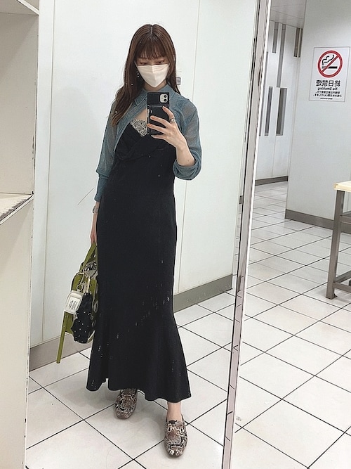 SNIDEL（スナイデル）の「カラーブロッキングニットタンク（タンク  