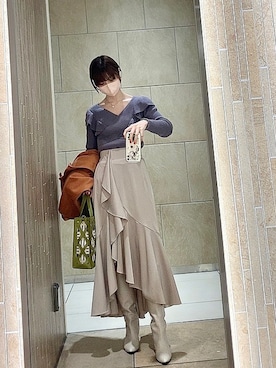 ひみこさん（レディース・160cm）の秋コーディネート