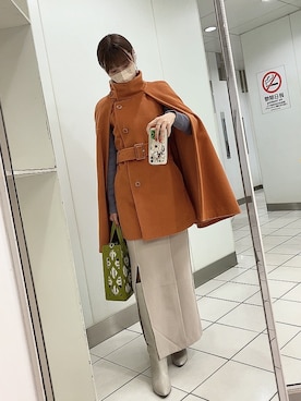 「ROYAL PARTY（ロイヤルパーティー）のアイテム（その他アウター）」を使った、ひみこさん（レディース・160cm）の秋コーディネート