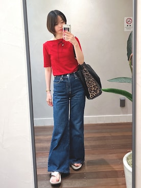 「ALLSAINTS（オールセインツ）のアイテム」を使った、ひみこさん（レディース・160cm）の夏コーディネート