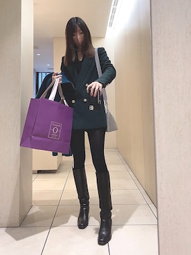「ing（イング）のアイテム」を使った、ひみこさん（レディース・160cm）の冬コーディネート