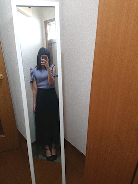 「abc une face（アーベーセーアンフェイス）のアイテム」を使った、メピィさん（レディース・164cm）の夏コーディネート