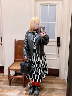 「アイテム（ワンピース）」を使った、たやさん（レディース・149cm・30代）の冬コーディネート