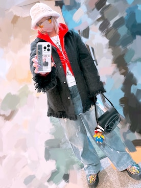 「アイテム（その他アウター）」を使った、たやさん（レディース・149cm・30代）の冬コーディネート