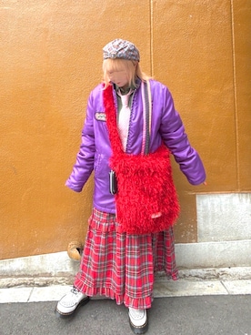 「アイテム（ハンチング/ベレー帽）」を使った、たやさん（レディース・149cm・20代）の冬コーディネート