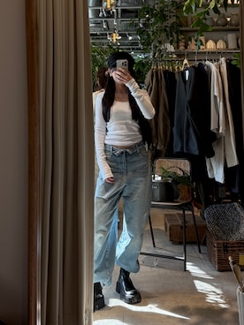 「アイテム（キャスケット）」を使った、あ や なさん（レディース・156cm）の秋コーディネート