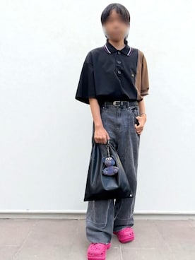 「アイテム（トートバッグ）」を使った、akiさん（レディース・150cm）の夏コーディネート
