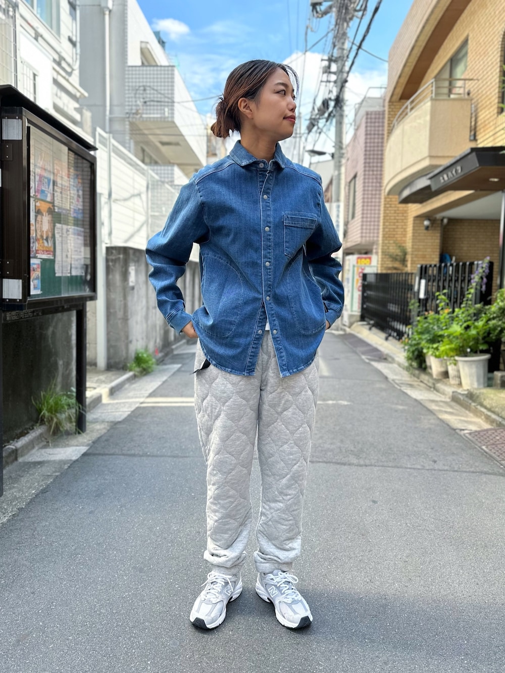 NEW BALANCEのアイテムを使った「キルティングパンツ」の人気