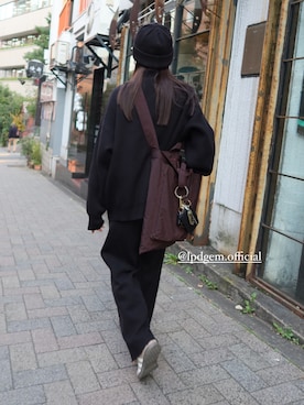 「ITTI（イッチ）のアイテム」を使った、TOMOKAさん（レディース・162cm）の冬コーディネート