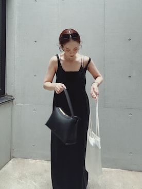 「アイテム（ハンドバッグ）」を使った、TOMOKAさん（レディース・162cm）の夏コーディネート