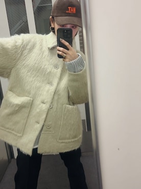 「LA PEAU DE GEM（ラポドゥジェム）のアイテム（ジャケット/アウター）」を使った、TOMOKAさん（レディース・162cm）の秋コーディネート