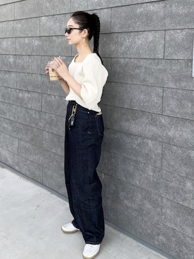 「YANUK（ヤヌーク）のアイテム」を使った、TOMOKAさん（レディース・162cm）の夏コーディネート