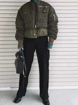 「Gem.（ジェム）のアイテム」を使った、TOMOKAさん（レディース・162cm）の冬コーディネート