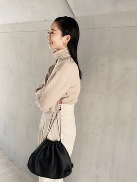 「blancle（ブランクレ）のアイテム」を使った、TOMOKAさん（レディース・162cm）の秋コーディネート