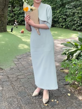AMERI(アメリ)の「MIREI KIRITANI × AMERI TULIP SLEEVE I LINE