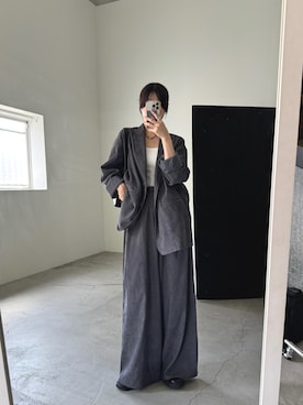 「アイテム（スリッポン）」を使った、yuriさん（骨格ストレート・レディース・167cm）の秋コーディネート
