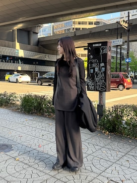 「select MOCA（セレクトモカ）のアイテム（トップス）」を使った、yuriさん（レディース・167cm）の春コーディネート