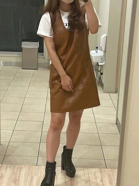 「SpRay（スプレイ）のアイテム（ワンピース/ドレス）」を使った、Rさん（レディース・154cm）の秋コーディネート