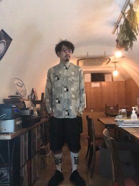 「ABU GARCIA（アブ・ガルシア）のアイテム（パンツ）」を使った、usubaneさん（メンズ・178cm）の夏コーディネート