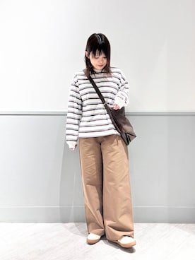 「GLOBAL WORK（グローバルワーク）のアイテム（トップス）」を使った、kida.さん（レディース・165cm）の春コーディネート