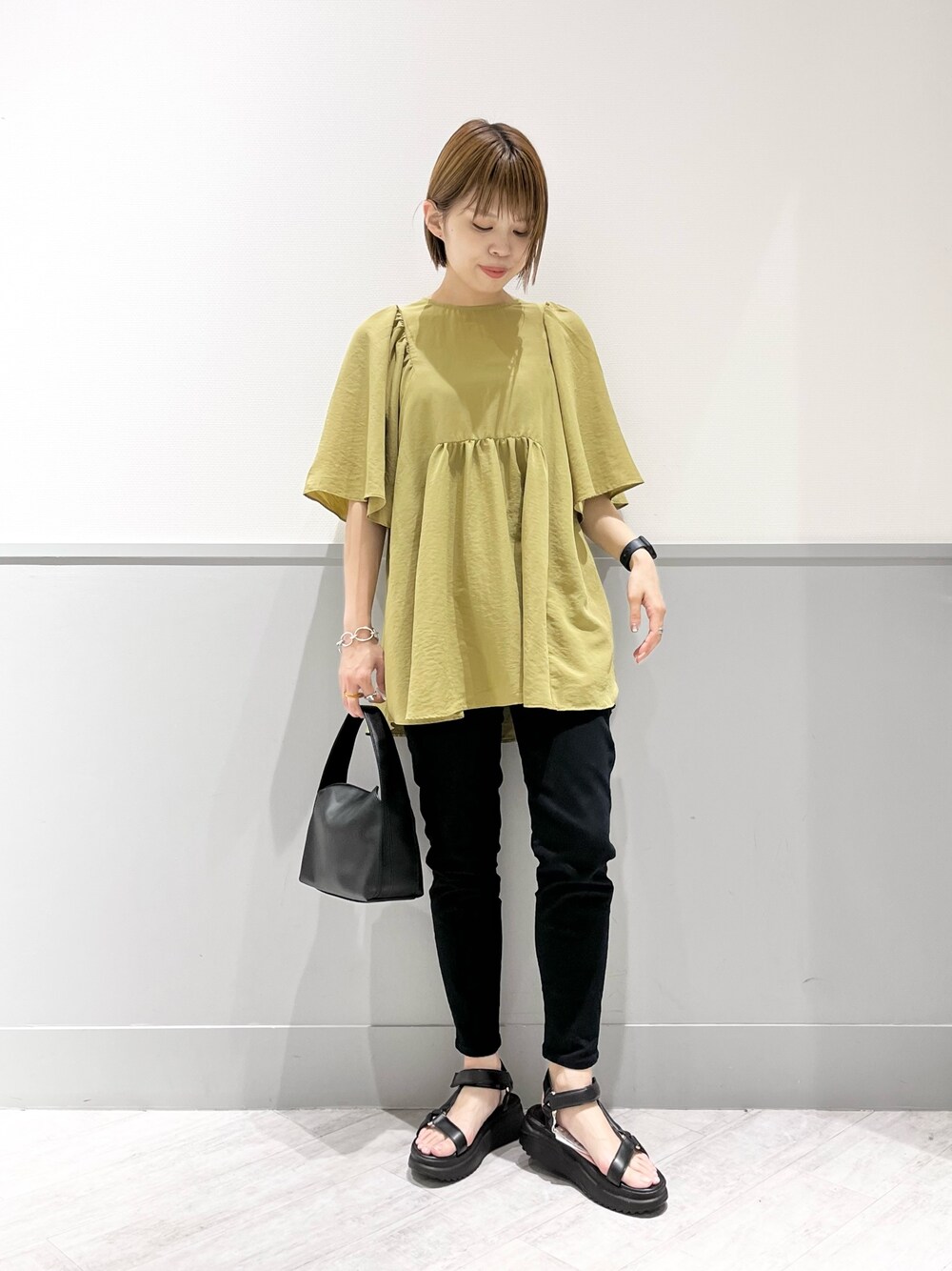 お手入れらくらくチュニック/266994を使った人気ファッション
