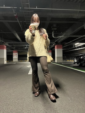 「ラテコーデ」｜#zuさん（レディース・158cm）の冬コーディネート