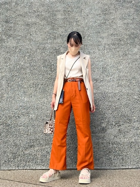 #zuさん（レディース・158cm）の夏コーディネート