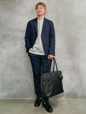 藤田さん(メンズ・170cm)の冬コーディネート