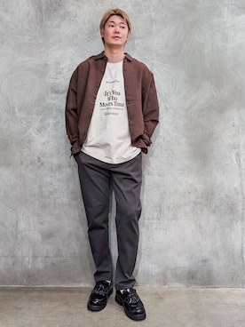 藤田さん(メンズ・170cm)の秋コーディネート