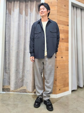 藤田さん(メンズ・170cm)の春コーディネート
