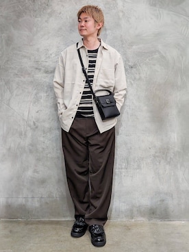 藤田さん(メンズ・170cm)の秋コーディネート