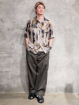 藤田さん(メンズ・170cm)の夏コーディネート