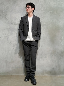 「シンプル・ベーシック」｜藤田さん（メンズ・170cm）の夏コーディネート