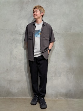 藤田さん(メンズ・170cm)の夏コーディネート