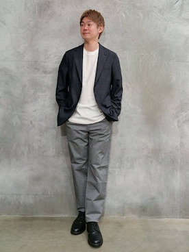 藤田さん(メンズ・170cm)の春コーディネート