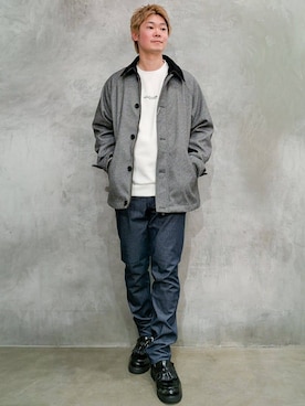 藤田さん(メンズ・170cm)の冬コーディネート