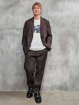 藤田さん(メンズ・170cm)の秋コーディネート