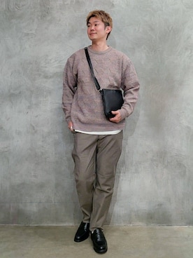 藤田さん(メンズ・170cm)の冬コーディネート