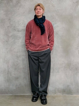 藤田さん(メンズ・170cm)の冬コーディネート