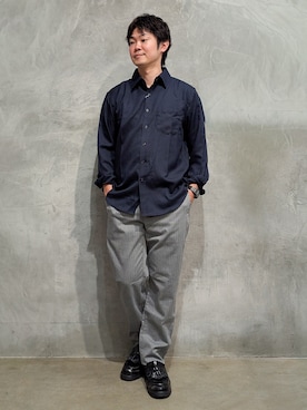 藤田さん(メンズ・170cm)の秋コーディネート