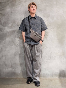 藤田さん(メンズ・170cm)の夏コーディネート