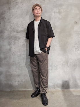 藤田さん(メンズ・170cm)の夏コーディネート