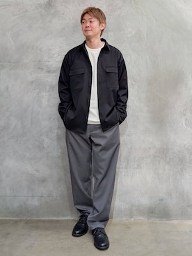 藤田さん(メンズ・170cm)の春コーディネート