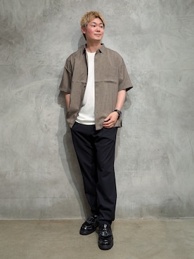 藤田さん(メンズ・170cm)の夏コーディネート