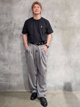 藤田さん(メンズ・170cm)の夏コーディネート