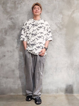 藤田さん(メンズ・170cm)の夏コーディネート