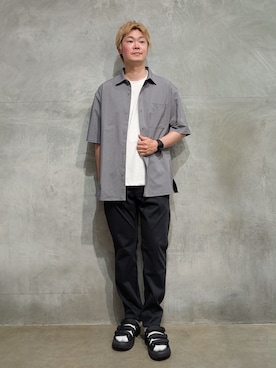 藤田さん(メンズ・170cm)の夏コーディネート
