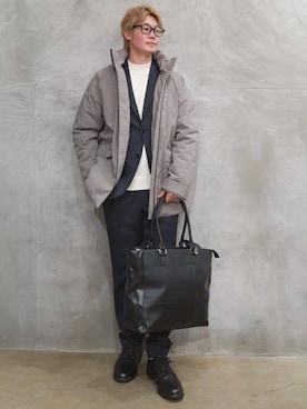 藤田さん(メンズ・170cm)の冬コーディネート