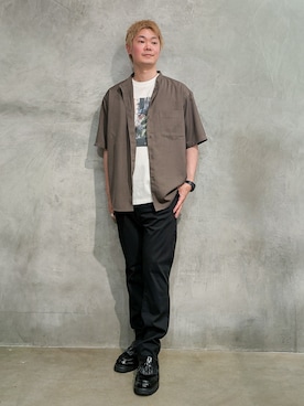 藤田さん(メンズ・170cm)の春コーディネート
