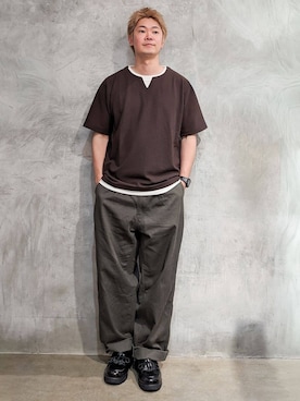 藤田さん(メンズ・170cm)の秋コーディネート